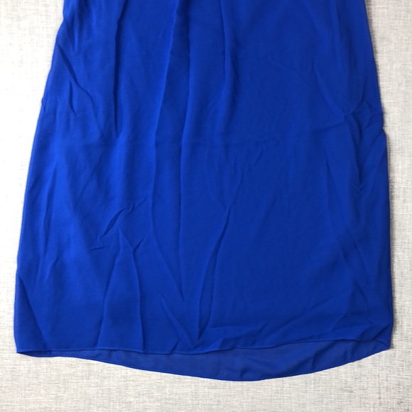 BCX Cobalt Crochet Dress Prom Homecoming Junior Size XS - Picture 4 of 6